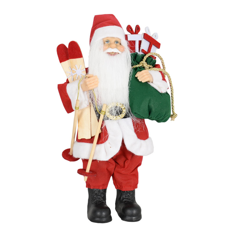 Grand Père Noël En Papier Mâché – Présentoir Ancien – Vintage – Fabriqué Au Royaume-Uni